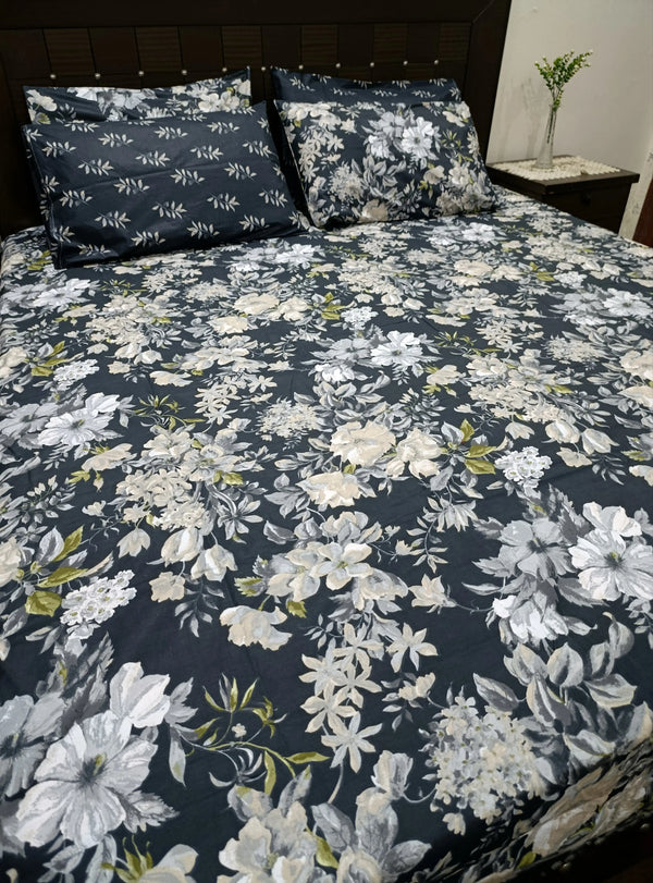 5 Pieces Pure Cotton Bedsheet
