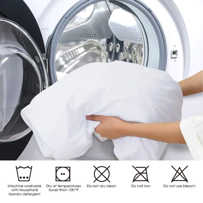 Towel fabric waterproof mattress protector