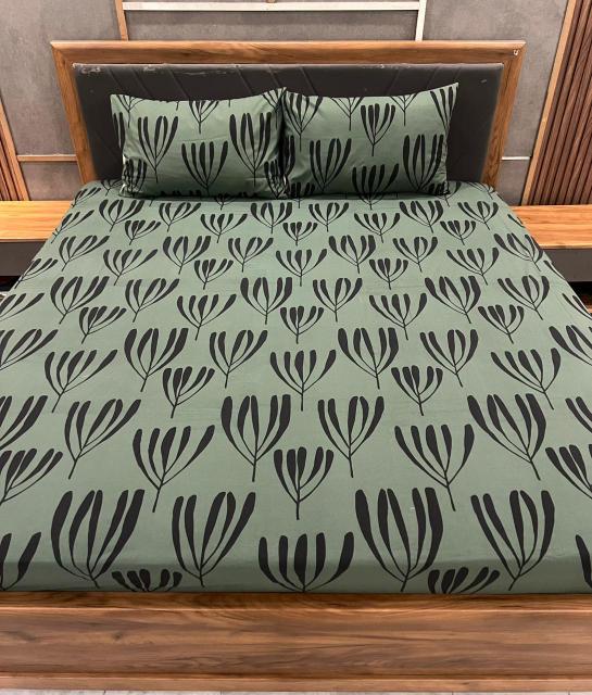 3 Pieces Export Quality cotton Bedsheet