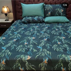5 Pieces Pure Cotton Bedsheet