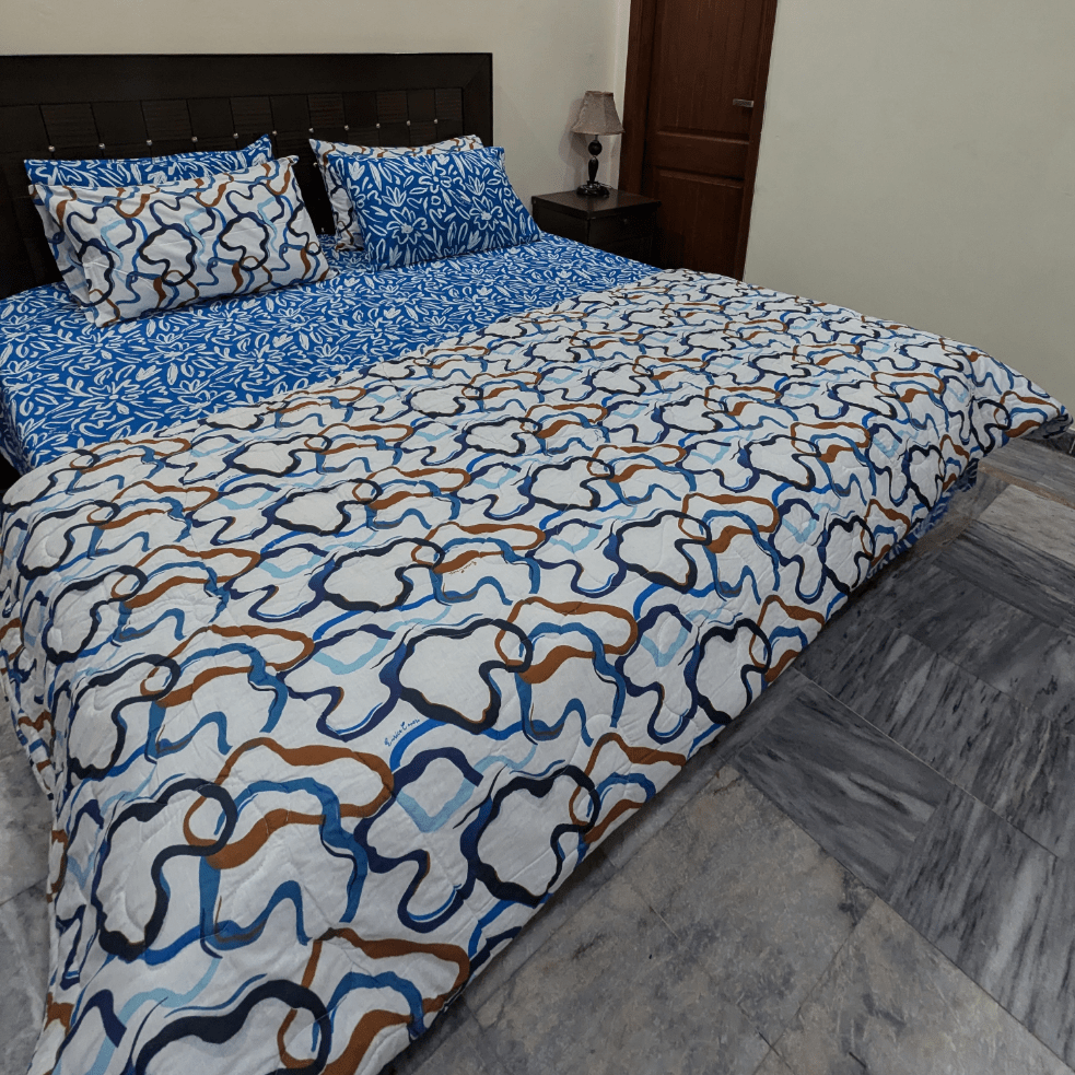 6 Pieces Export Quality Cotton Comforter set