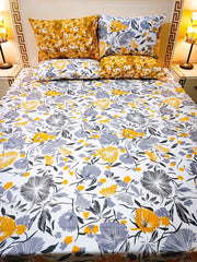5 Pieces Pure Cotton Bedsheet