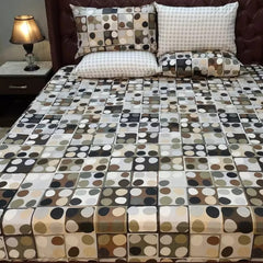 5 Pieces Pure Cotton Bedsheet