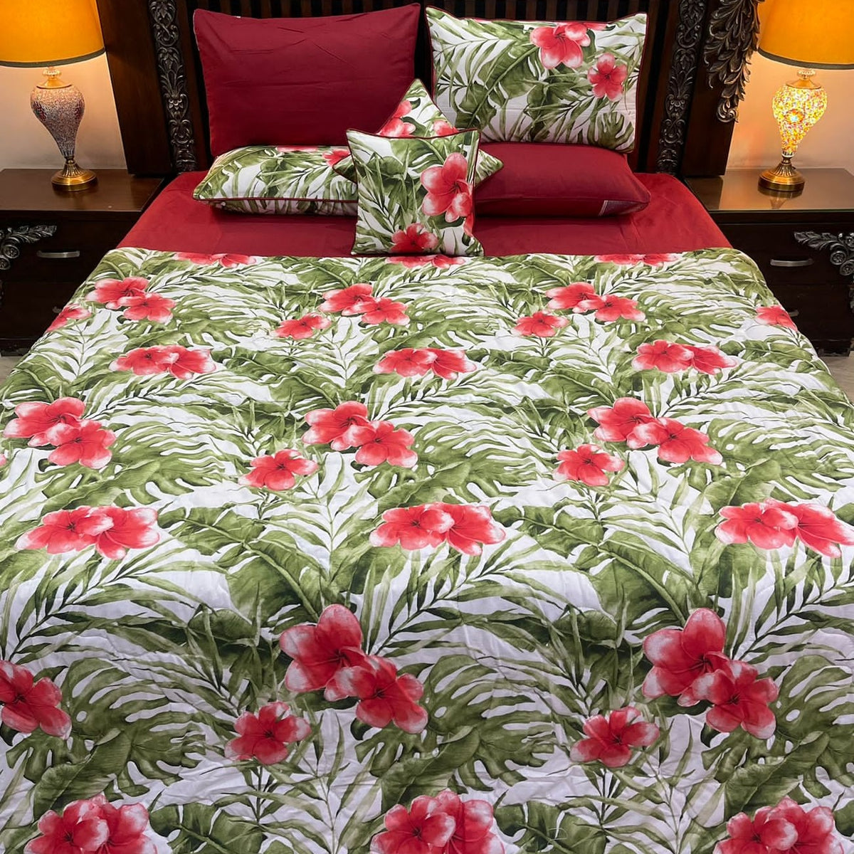 8 Pieces Export Quality Cotton Comforter set