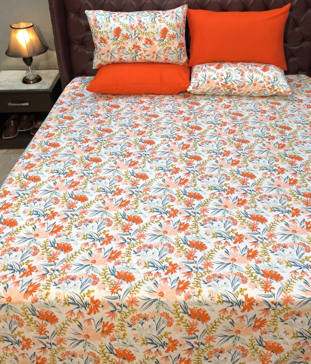 5 Pieces Export Quality Cotton Bedsheet