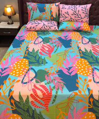 5 Pieces Pure Cotton Bedsheet