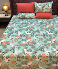 5 Pieces Pure Cotton Bedsheet