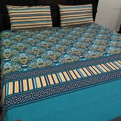 3 Pieces Pure cotton Bedsheet