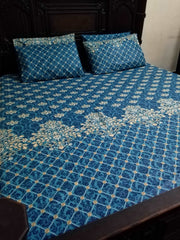 5 Pieces Pure Cotton Bedsheet