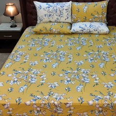 5 Pieces Pure Cotton Bedsheet