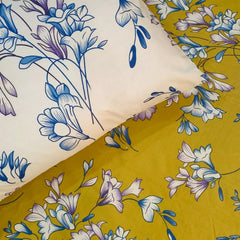 5 Pieces Pure Cotton Bedsheet