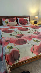 3 Pieces Pure cotton Bedsheet