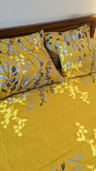 Crystal Cotton Bedsheet with 2 pillow covers