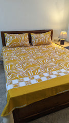 Crystal Cotton Bedsheet with 2 pillow covers
