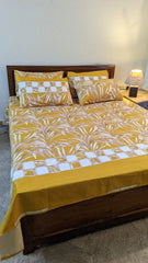 Crystal Cotton Bedsheet with 2 pillow covers