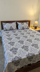 Crystal Cotton Bedsheet with 2 pillow covers