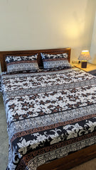 Crystal Cotton Bedsheet with 2 pillow covers