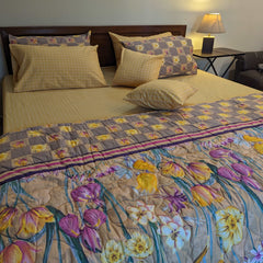 8 Pieces Pure Cotton Comforter set