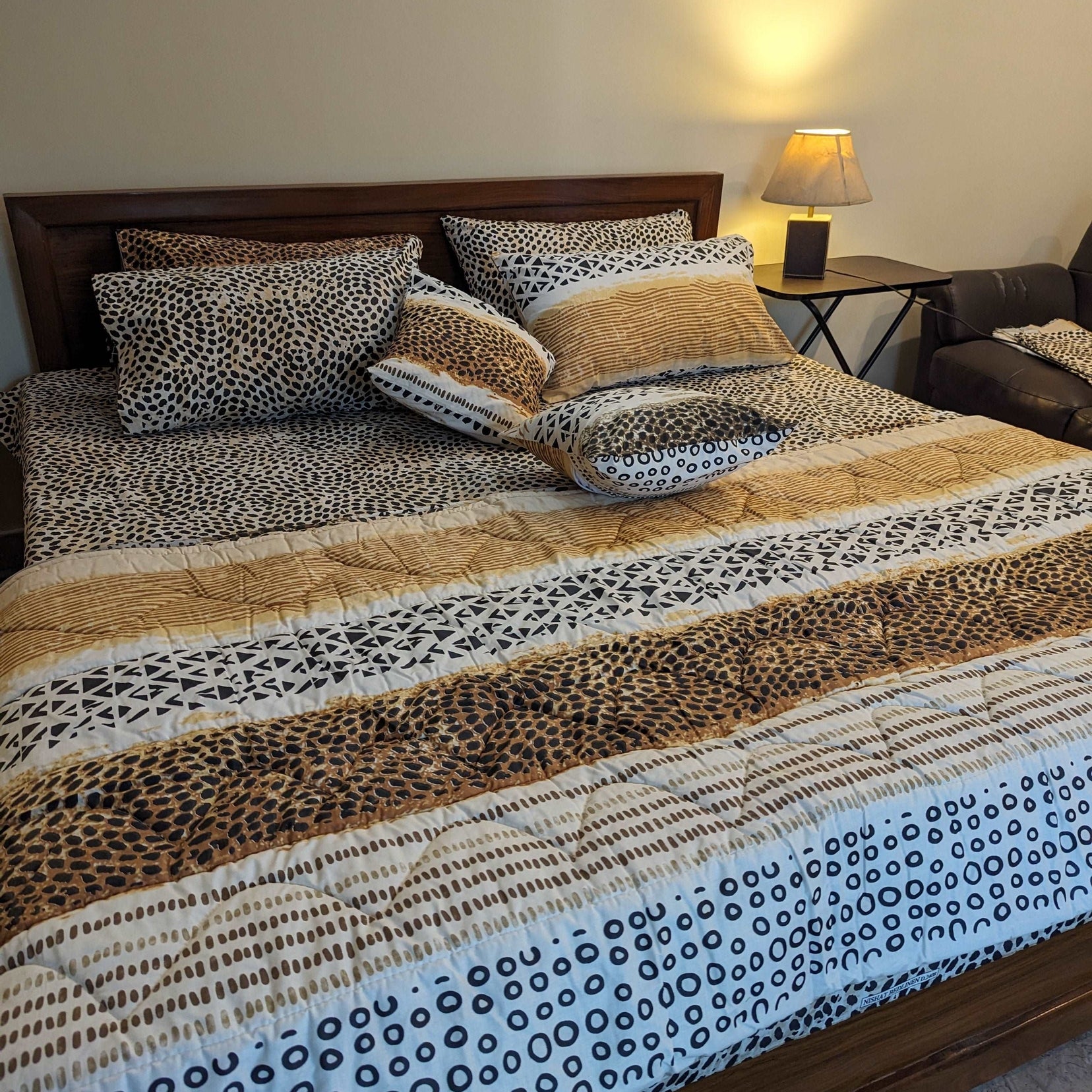 8 Pieces Pure Cotton Comforter set
