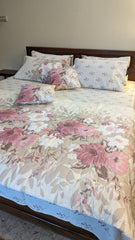 8 Pieces Pure Cotton Comforter set - Multi