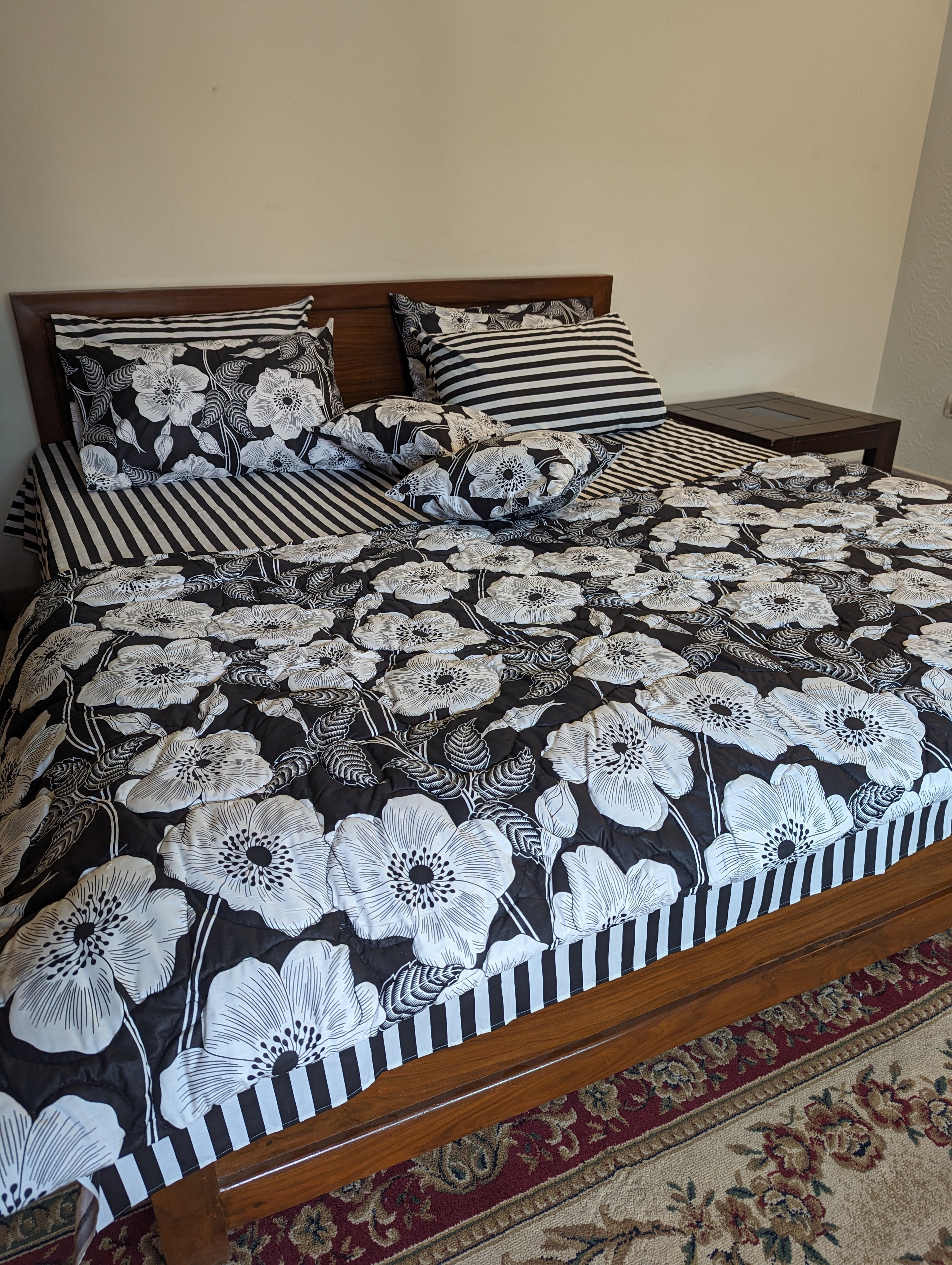 8 Pieces Pure Cotton Comforter set