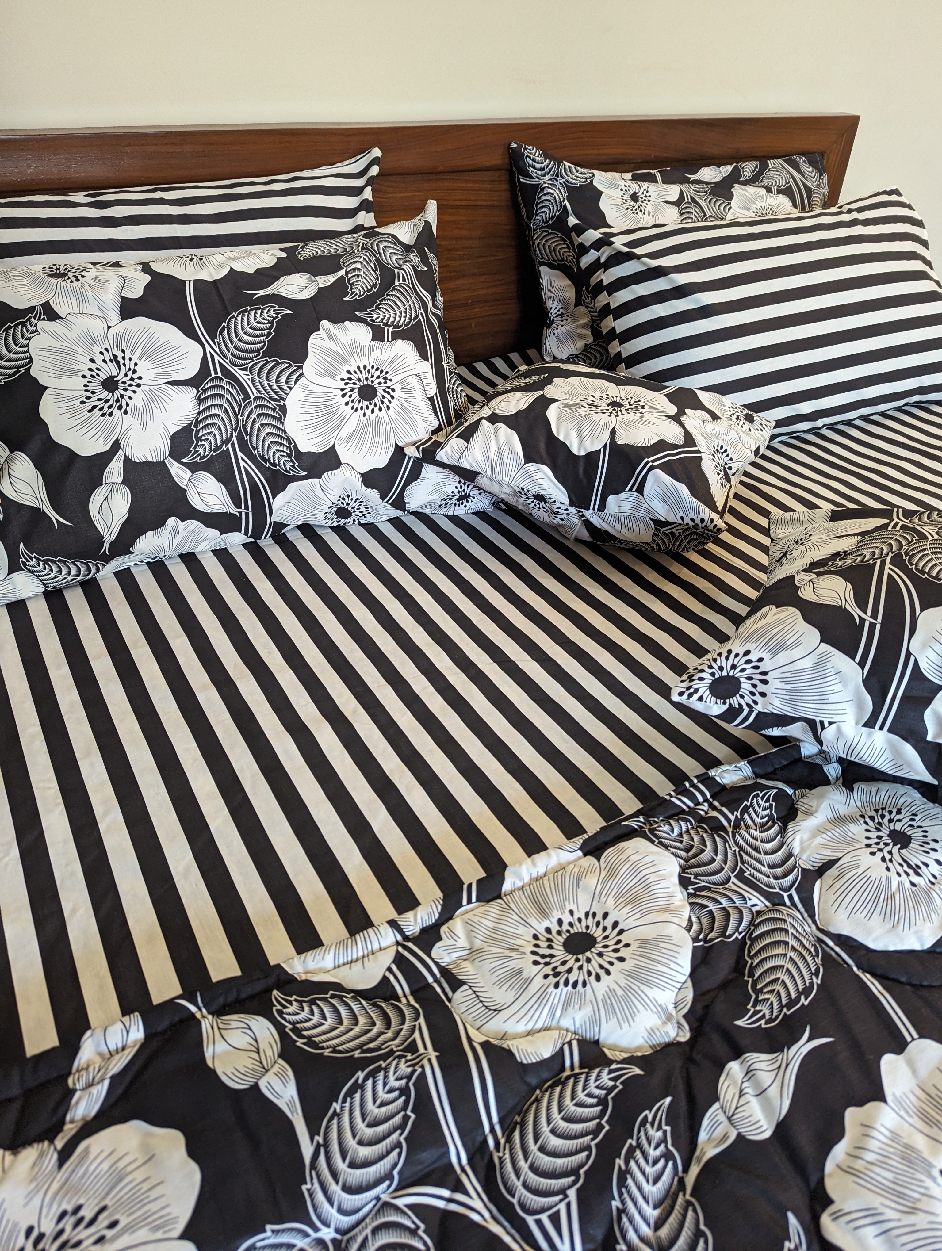 8 Pieces Pure Cotton Comforter set