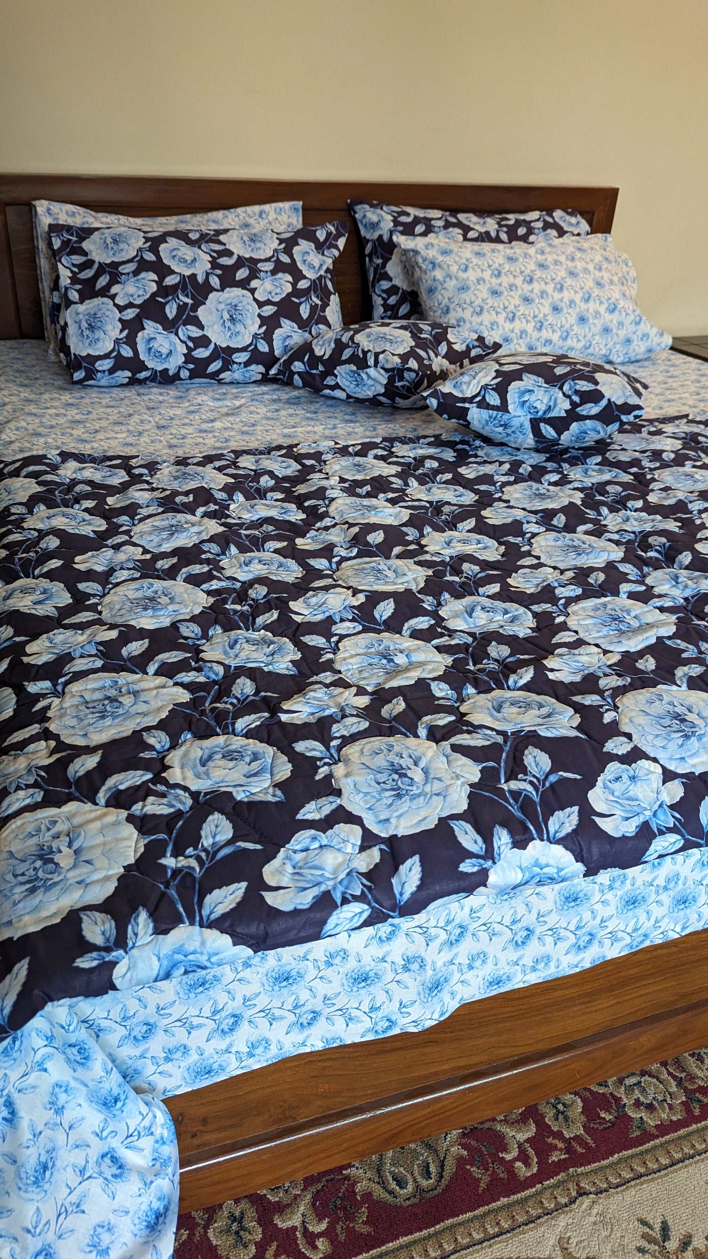 8 Pieces Pure Cotton Comforter set