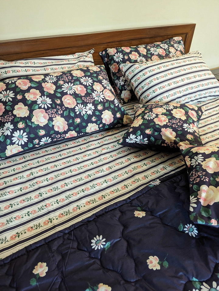 8 Pieces Pure Cotton Comforter set