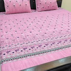 Crystal Cotton Bedsheet with 2 pillow covers