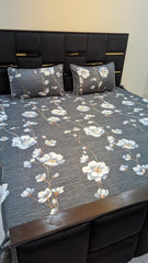 Crystal Cotton Bedsheet with 2 pillow covers