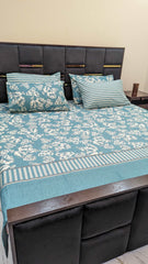 5 Pieces Pure Cotton Bedsheet