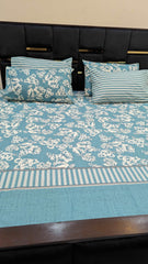 5 Pieces Pure Cotton Bedsheet