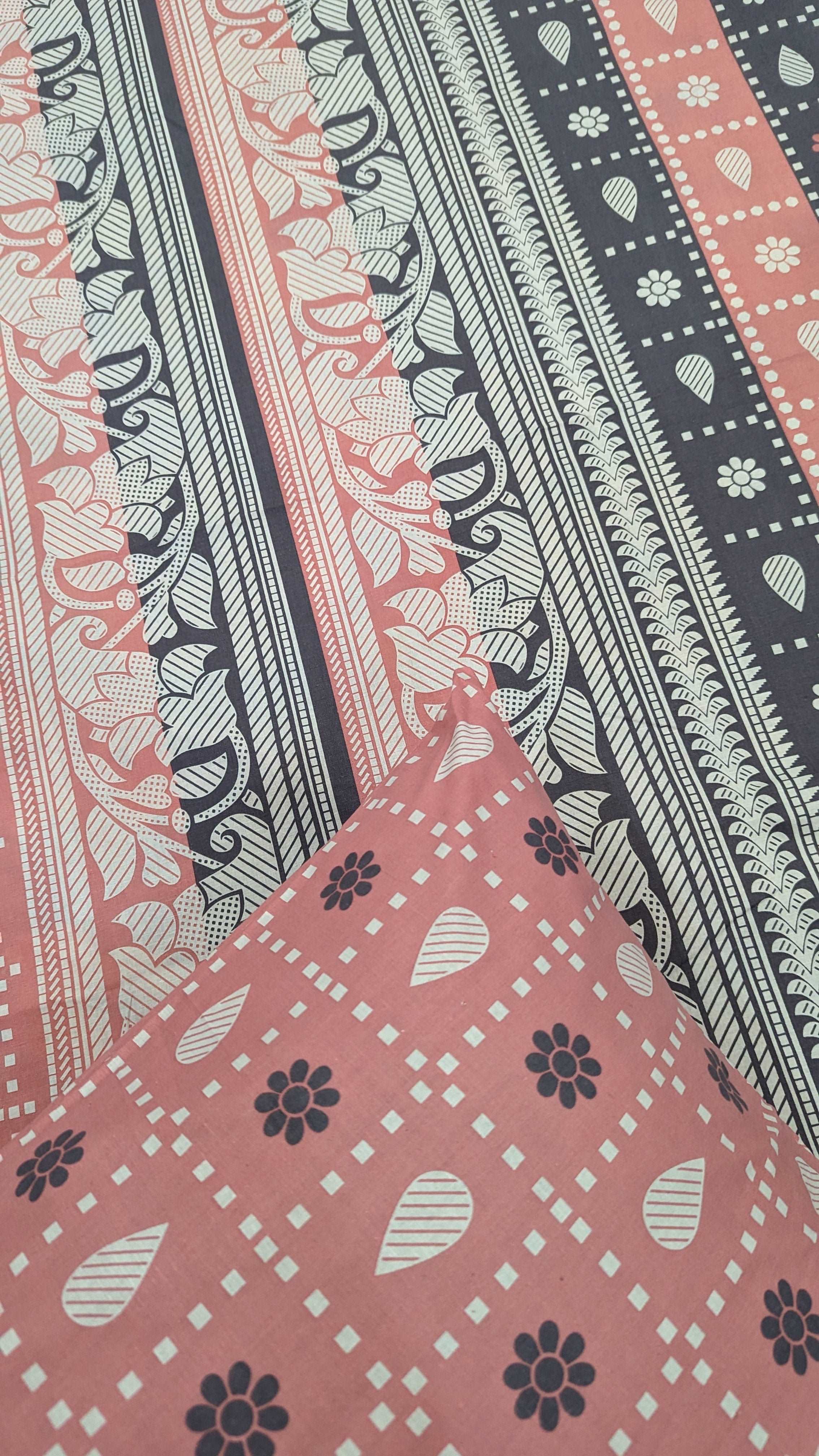 5 Pieces Pure Cotton Bedsheet