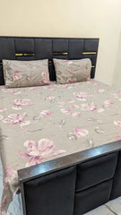 3 Pieces Pure cotton Bedsheet