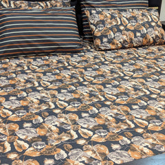 5 Pieces Pure Cotton Bedsheet