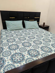 3 Pieces Pure cotton Bedsheet