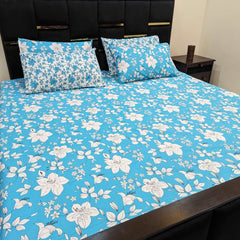 5 Pieces Pure Cotton Bedsheet