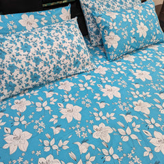 5 Pieces Pure Cotton Bedsheet