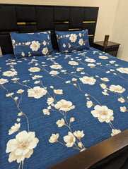 Crystal Cotton Bedsheet with 2 pillow covers