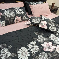 8 Pieces Pure Percale Cotton Comforter set