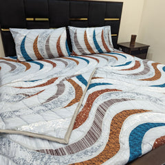 Crystal Cotton Bedsheet with 2 pillow covers