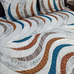 Crystal Cotton Bedsheet with 2 pillow covers