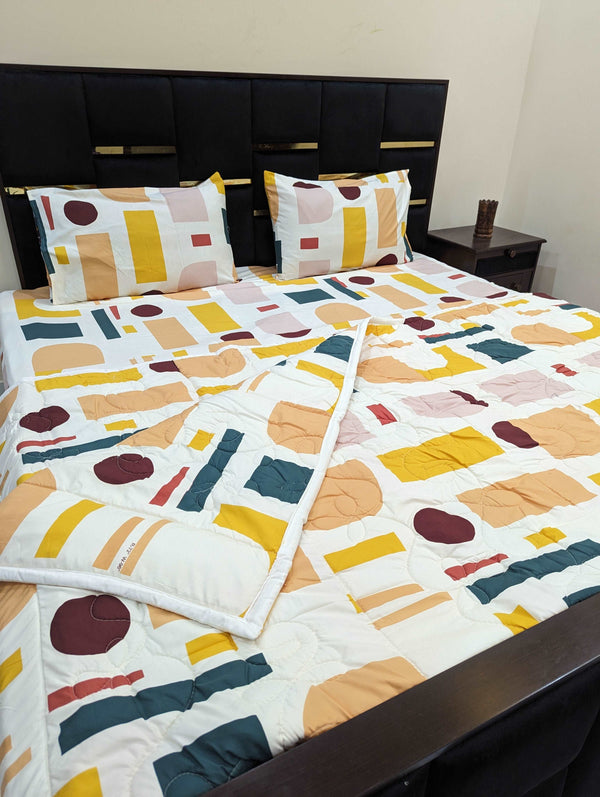 4 Pieces Pure Cotton Comforter set
