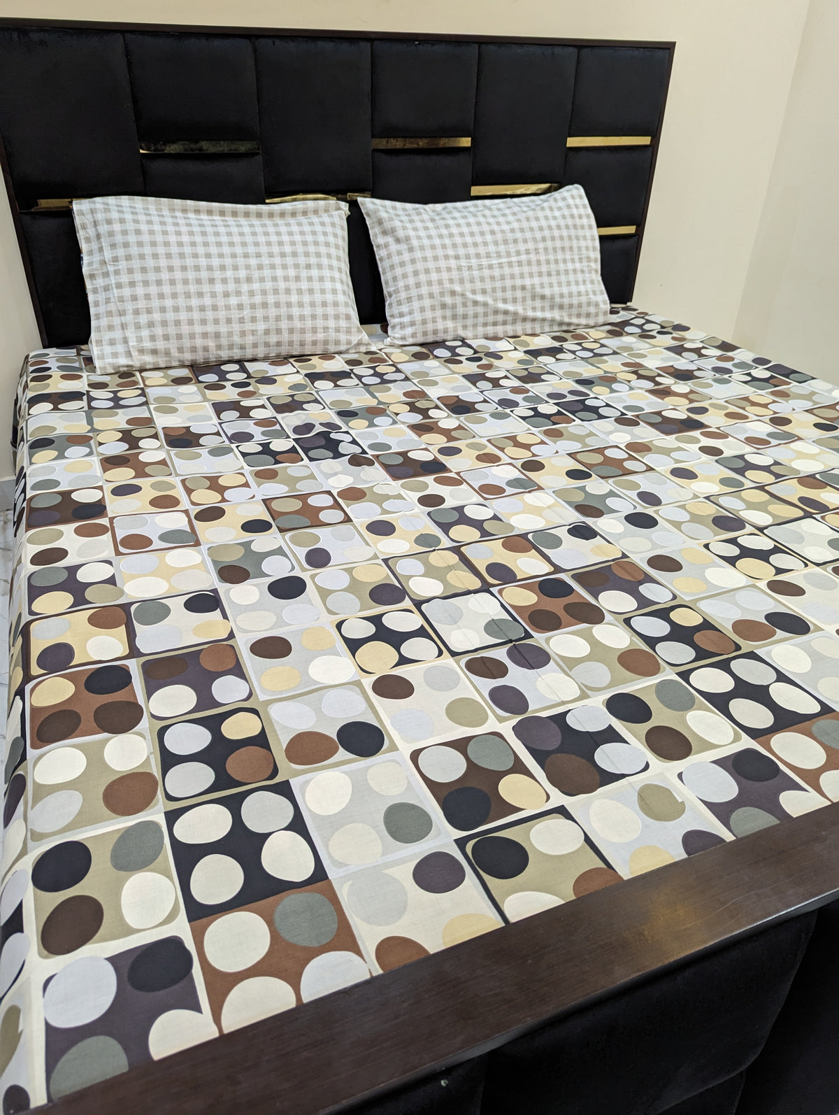 3 Pieces Pure cotton Bedsheet