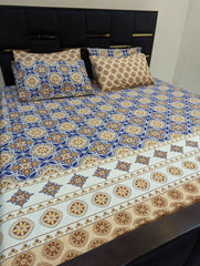 5 Pieces Pure Cotton Bedsheet