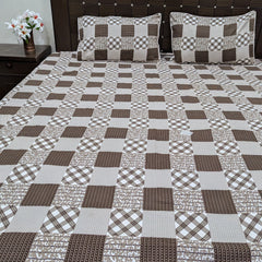 Crystal Cotton Bedsheet with 2 pillow covers