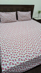 3 Pieces Export Quality cotton Bedsheet