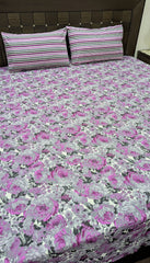 3 Pieces Pure cotton Bedsheet