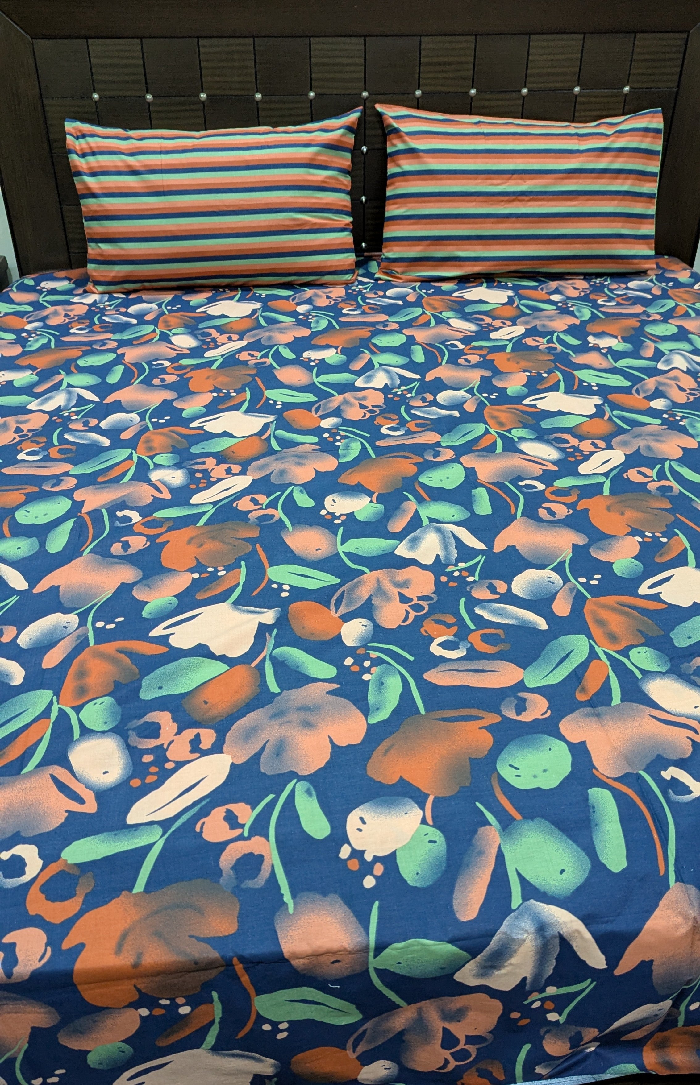 3 Pieces Pure cotton Bedsheet