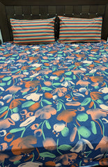 3 Pieces Pure cotton Bedsheet